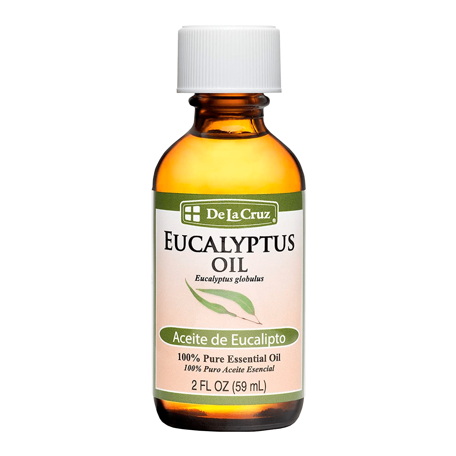 De La Cruz Eucalyptus Essential Oil for Aromatherapy Diffuser and Humidifier 2 fl oz